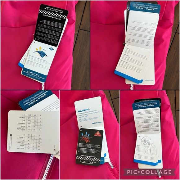 🆕 HARD TO FIND‼️ Pink Columbia Whistler Peak Jacket size Small - Picture 8 of 16